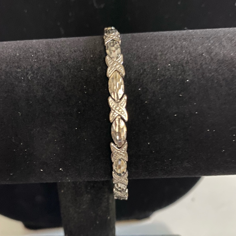 Sterling Silver Xoxo Bracelet View 2
